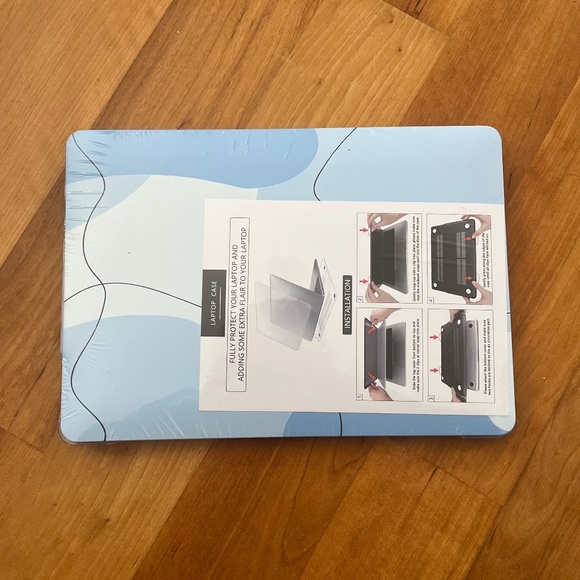 Blue Lines Artwork Printing Hard Case for 13 in MacBook Pro w/ Touch Bar